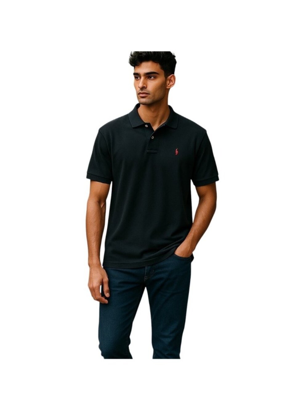 Polo Ralph Lauren Men’s Polo Shirt Black Size XL Y2K Preppy Academia Classic